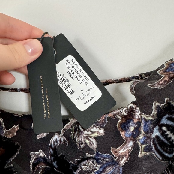 Rag & Bone | Nicola Burnout Velvet Dress - Picture 6 of 8